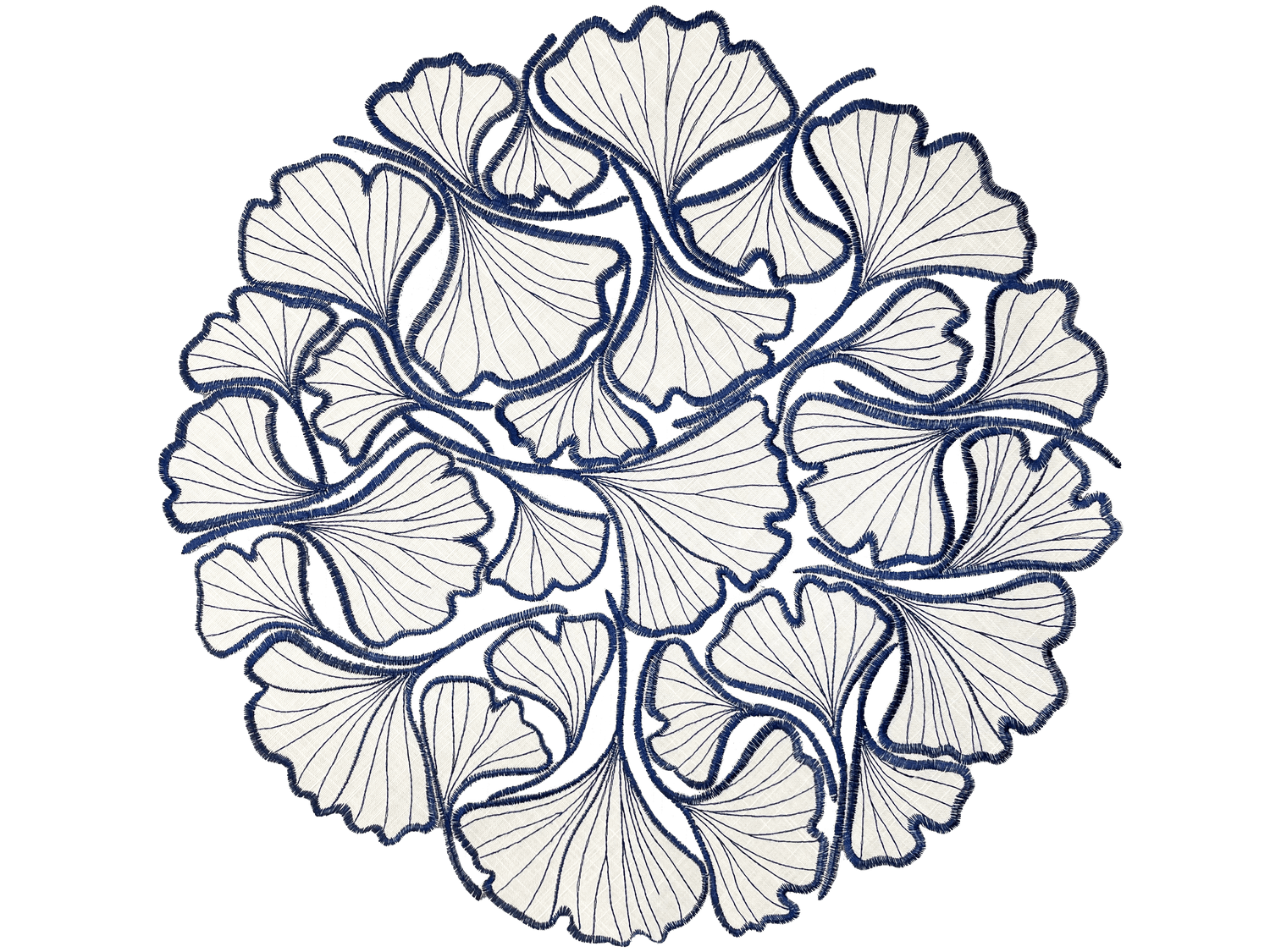 Americano Pianta Tagliata Branco e Azul 40 cm