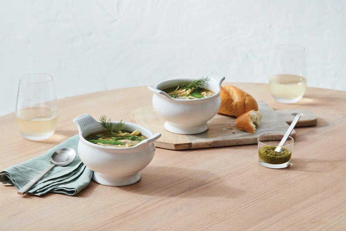 Bowl para Sopa em Cerâmica Heritage Le Creuset Azure 600 ml