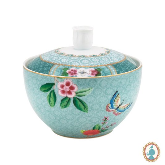 Açucareiro Blushing Birds Pip Studio Azul 300 ml
