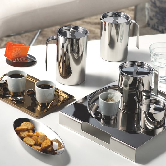 Açucareiro com Colher Gioia Riva Inox 9,5 cm