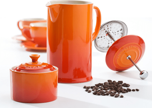 Açucareiro Em Cerâmica Le Creuset Laranja 10 cm
