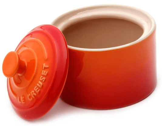 Açucareiro Em Cerâmica Le Creuset Laranja 10 cm