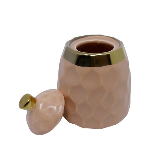Açucareiro em Porcelana Rosa Belini Home Design