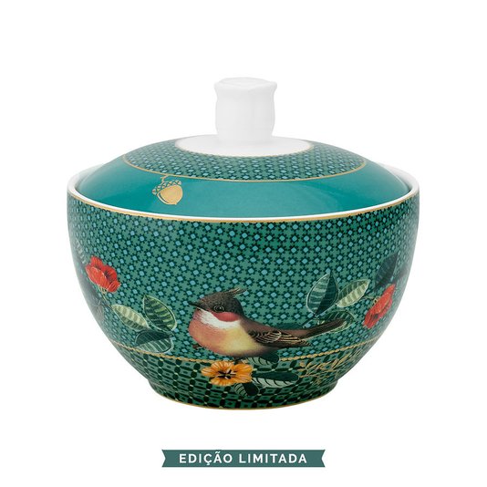 Açucareiro Rabbit Winter Wonderland Pip Studio Verde