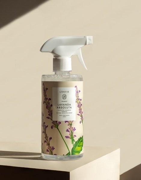 Água Perfumada Lavanda Absoluta Lenvie 500 ml
