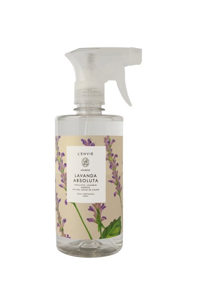 Água Perfumada Lavanda Absoluta Lenvie 500 ml