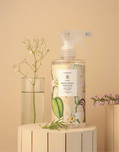 Água Perfumada Patchouli Vanilla Lenvie 500 ml
