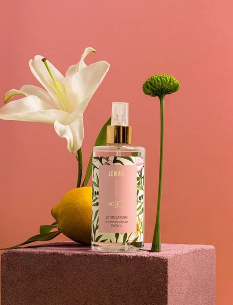 Água Perfumada Splash Lenvie Lotus Garden Patbo 250ml