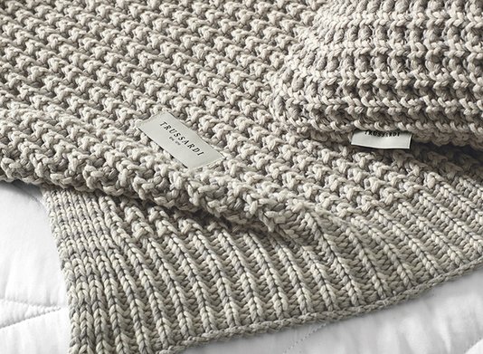 Almofada 100% Algodão Frascati Trussardi Marmo/Granel 40 X 40 cm