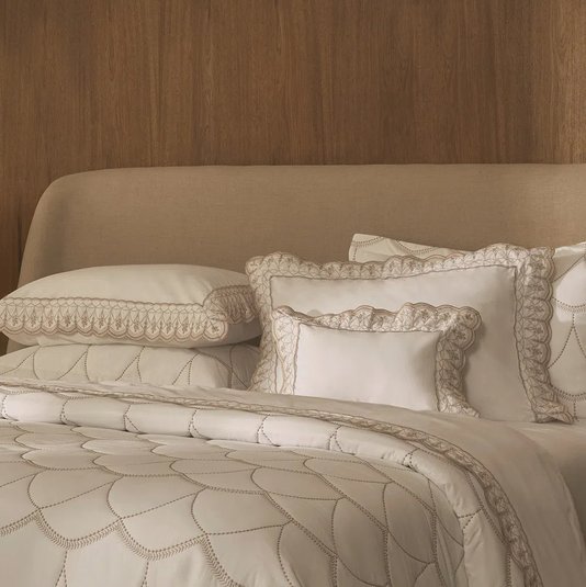 Almofada 100% Algodão Limonatti Trussardi Branco 30 x 40 cm