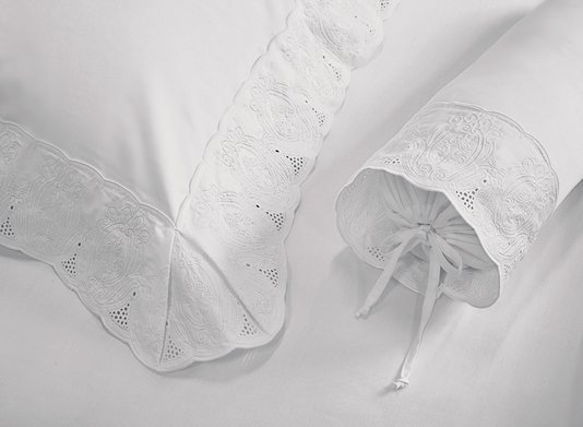 Almofada 300 Fios Giancarlo Trussardi Branco 30 x 40 cm