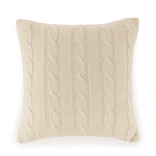 Almofada Ane Tricot Natural Karsten 45 x 45 cm