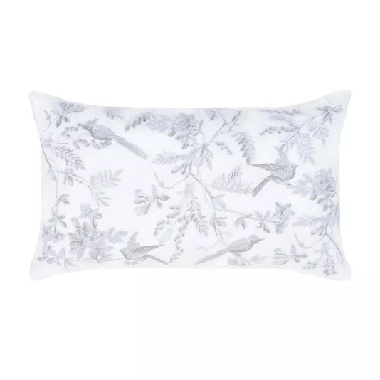 Almofada Arlo Buddemeyer Luxus Branco 30 x 50 cm