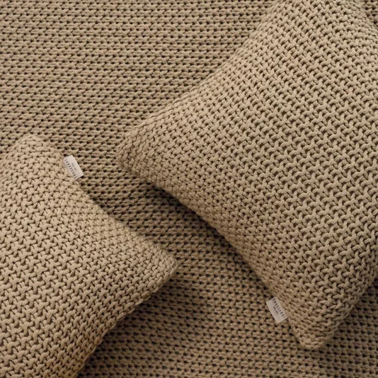 Almofada Arturo Tricot Trussardi Nocciola 40 x 40 cm