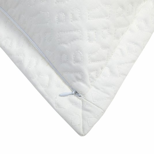 Almofada B Monogram Algodão 65 x 65 Boss Home Branco