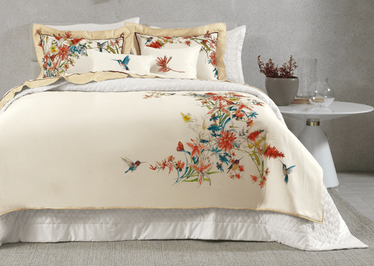 Almofada Beija Flor Costa Dorata Estampado Com Recheio 30x50 