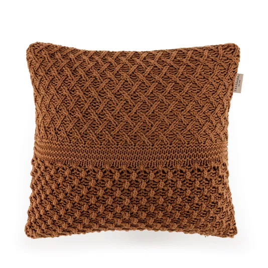 Almofada Borgo Tricot Trussardi Cappucino 40 x 40 cm