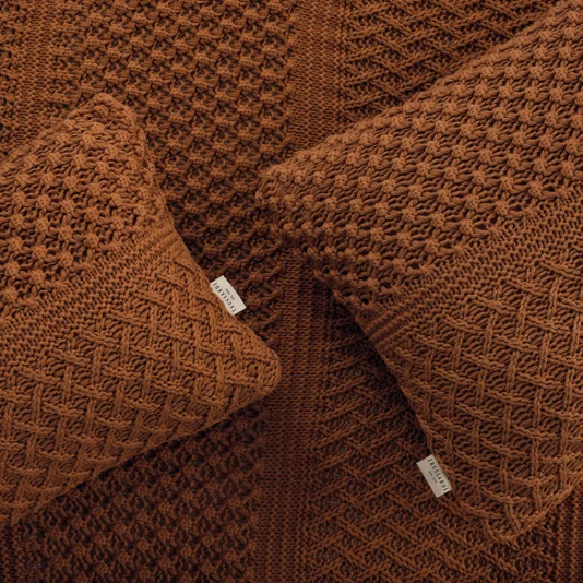 Almofada Borgo Tricot Trussardi Cappucino 40 x 40 cm