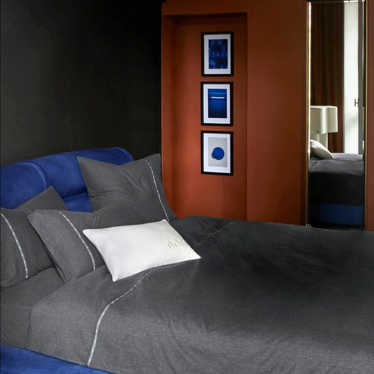 Almofada Boss Sense 65 x 65 Boss Home Carvão
