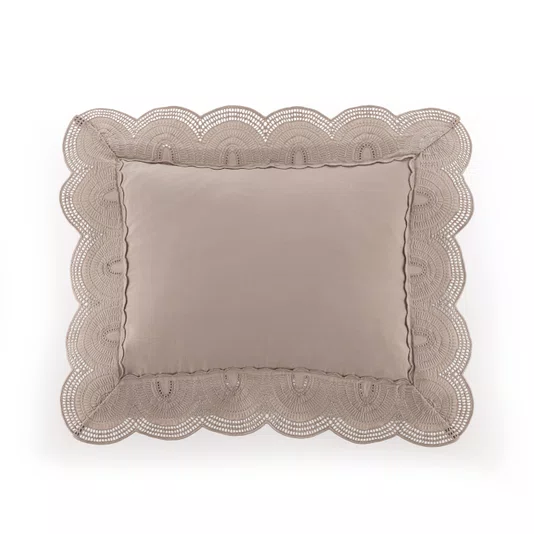 Almofada Coliseu 300 Fios Egípcio Trussardi Nocciola/Legno 30 x 40 cm