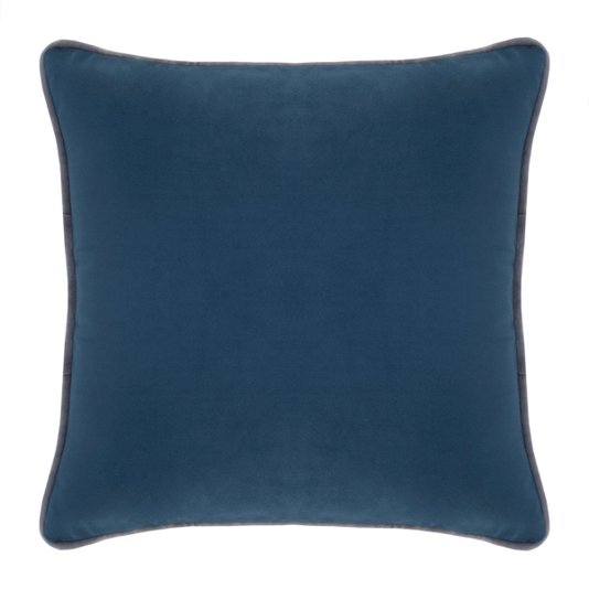 Almofada de Veludo Dana Buddemeyer Luxus Azul 40 x 40 cm