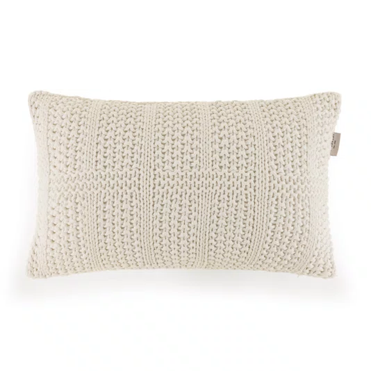 Almofada Dorian Tricot Trussardi Branco 30 x 50 cm