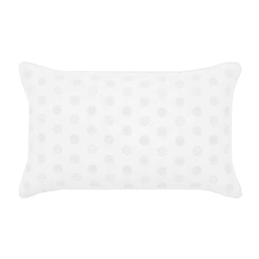 Almofada Eloise Buddemeyer Luxus Prata 30 x 50 cm