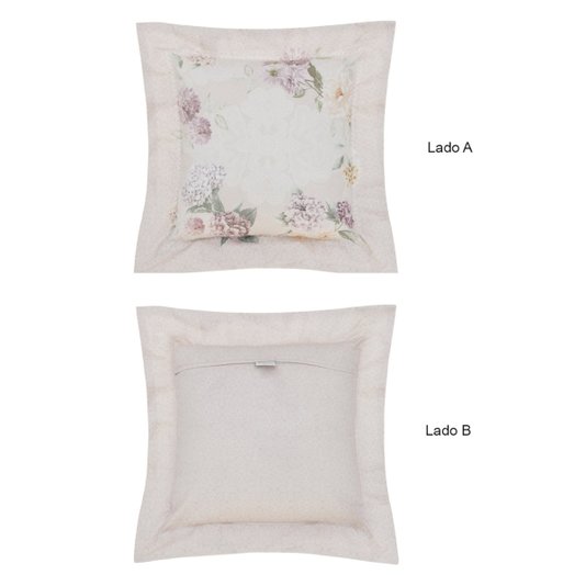Almofada em Algodão Johanna Buddemeyer Luxus Estampado 40 x 40 cm