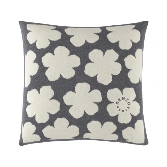 Almofada em Tricot K Hanadot Kenzo Home Cinza 45 x 45 cm