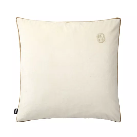 Almofada em Veludo B Velvet Boss Home Amêndoa 43 x 43 cm