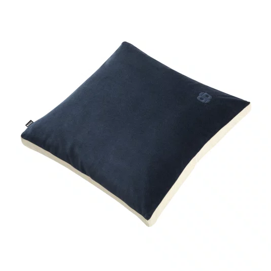 Almofada em Veludo B Velvet Boss Home Azul 43 x 43 cm