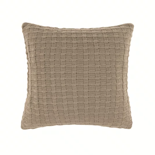 Almofada Erice Tricot Trussardi Nocciola 40cm x 40cm