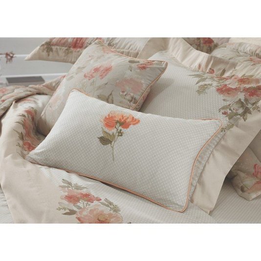Almofada Cetim 100% Algodão Egípcio 300 Fios Giardina Trussardi Estampado 30 x 50 cm