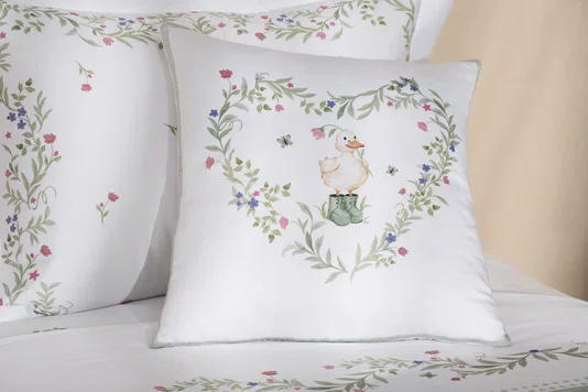 Almofada Giardini 300 Fios Egípcio Trussardi 45 x 45 m
