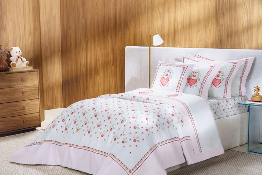 Almofada Le Collone 300 Fios Trussardi Estampado 45cm x 45cm