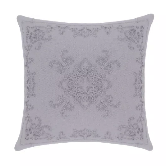 Almofada Lille Buddemeyer Luxus Cinza 40 x 40 cm