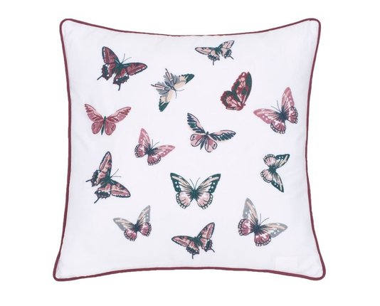 Almofada Lina Buddemeyer Luxus Branco 50 x 50cm