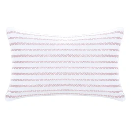 Almofada Lipari Branco/Rosa Buddemeyer Luxus 30X50CM