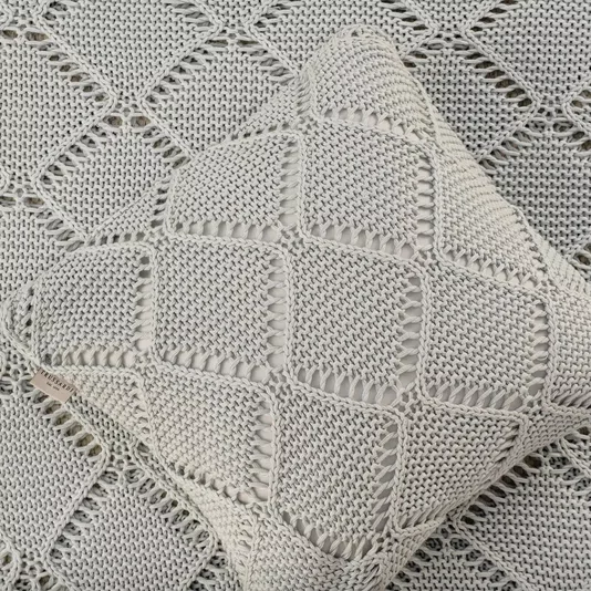 Almofada Lucenzo Tricot Trussardi Cinza 40 x 40 cm