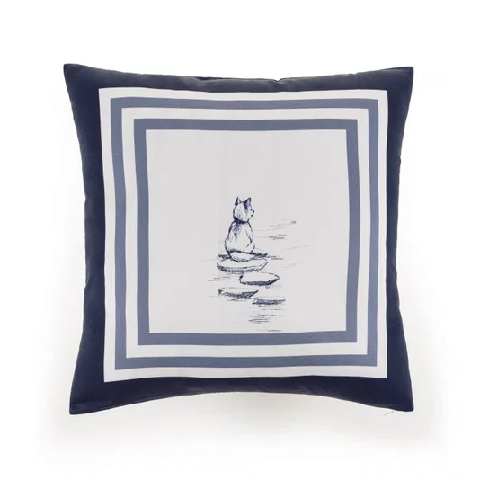Almofada Lupi 300 Fios Egípcio Trussardi 45 x 45 cm