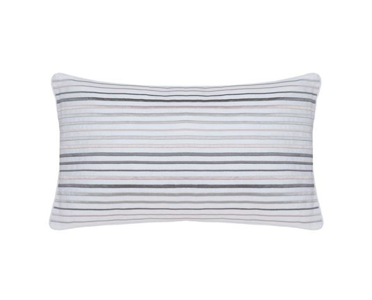 Almofada Lyra Buddemeyer Luxus Branco e Bege 30 x 50 cm
