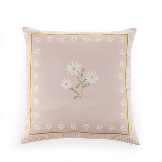 Almofada Margarida 300 Fios Egípcio Trussarid 45 x 45 cm
