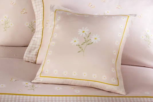 Almofada Margarida 300 Fios Egípcio Trussarid 45 x 45 cm