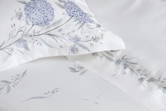 Almofada Ortensie Bambu 300 Fios Trussardi Estampada 30cm x 50cm