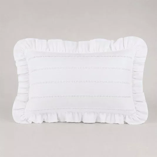 Almofada Prestigé 300 Fios Buddemeyer Luxus Branco 30 x 50 cm