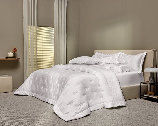 Almofada Riviera 600 Fios Trussardi Branco 30 x 40 cm