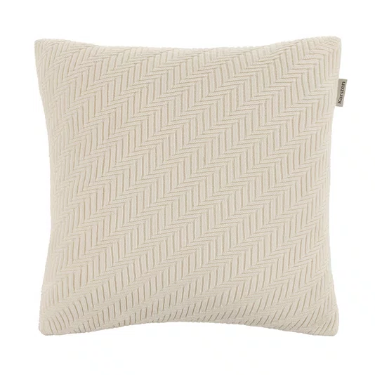 Almofada Salina Tricot 45 x 45 Branco Karsten