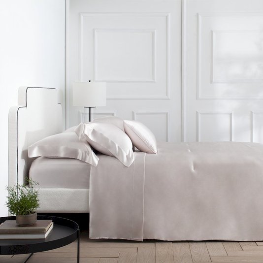 Almofada Seda Royale Buddemeyer Luxus Rosa Gold 30X50CM