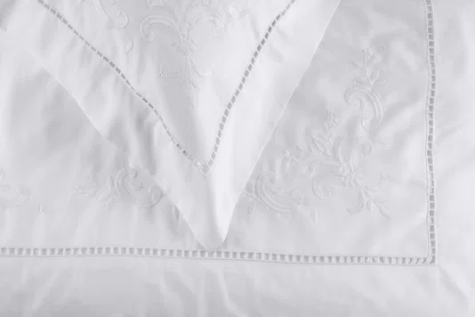 Almofada Siciliano 300 Fios Trussardi Branco 45cm x 45cm