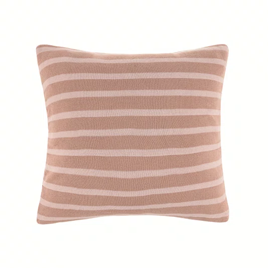 Almofada Simona Tricot Trussardi Rosa e Rosa 40cm x 40cm